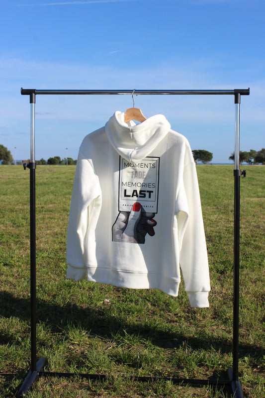 "Moments Fade Memories Last" Winter Collection Hoodie